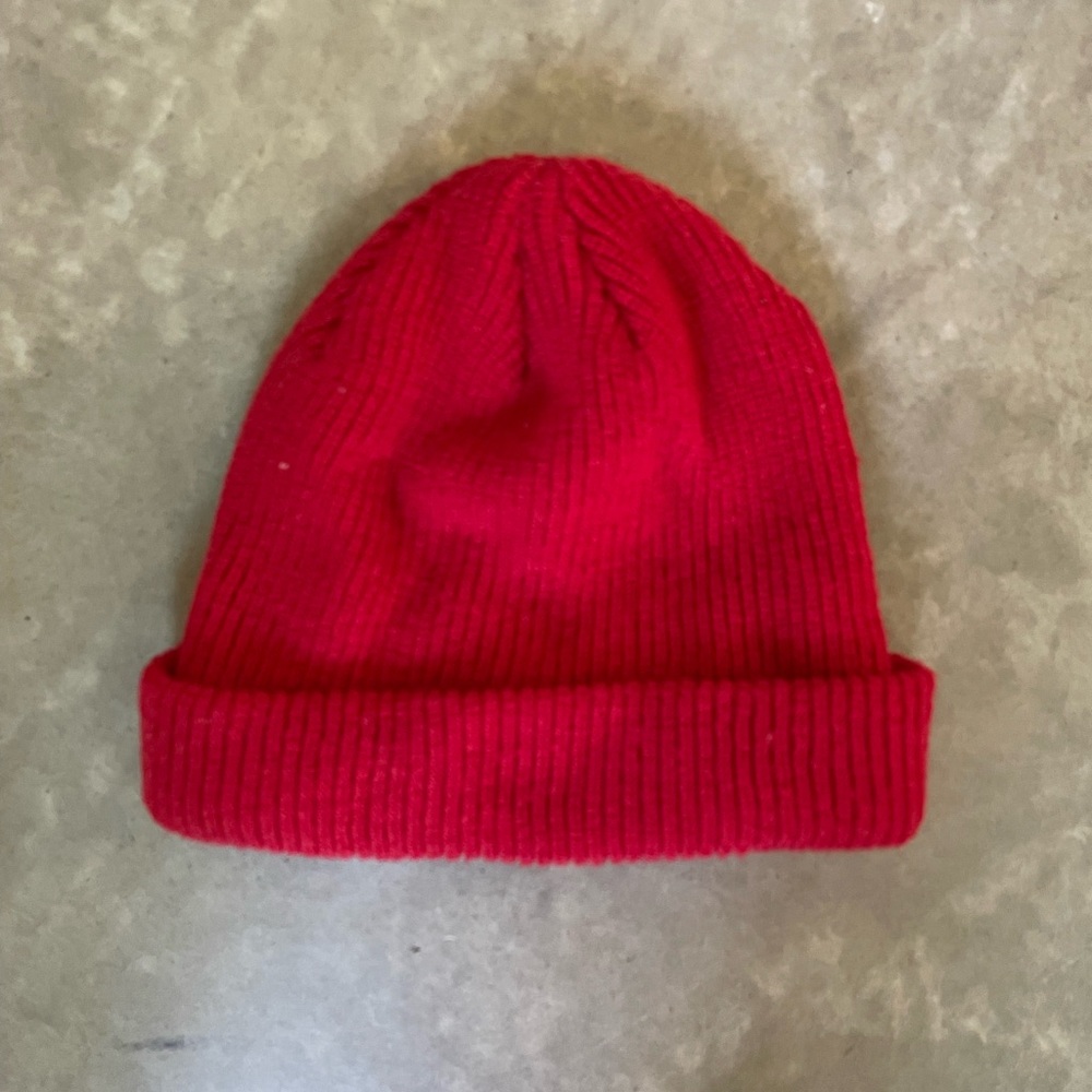 Red Knit Beanie